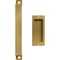 Ekena Millwork 11" Pull Handle & 6" Flush Pull for 2 1/4" Doors, Jacob's Gold GB6001PP5116G - alternate 1